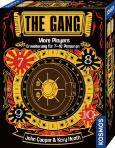 Erweiterung für das Brettspiel The Gang mit Spielplan und Spielmaterial für 7-10 Spieler.