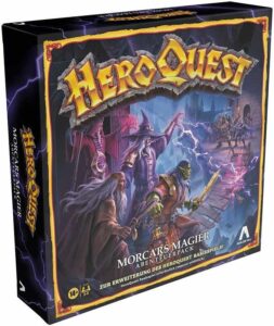 HeroQuest Erweiterung Morcars Magier mit Zauberer und Monstern, Fantasy-Boardgame.