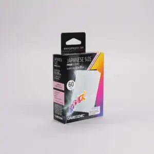 Packung mit 60 transparenten Spielkartenhüllen für japanische Spielkarten, hochwertiges Material.