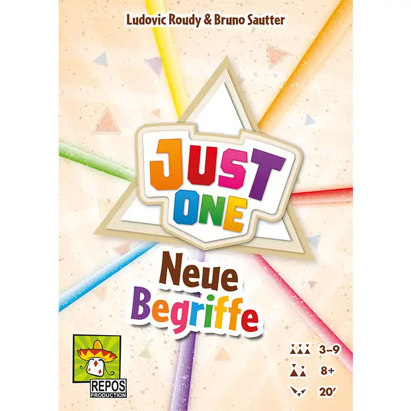 Bunte Spielkarten- und Spielboxen mit verschiedenen Farben und Symbolen, Nahaufnahme, Brettspiel-Des.
