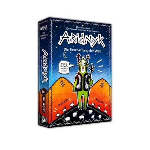 Brettspielbox mit fantasievollem Design und Titel Ardanyk.