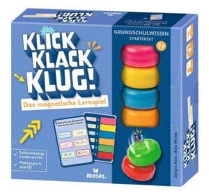 Magnetisches Lernspiel mit bunten Ringen für Kinder ab 7 Jahren.