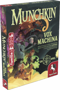 Munchkin Vox Machina Erweiterung mit Charakteren und Szenen.